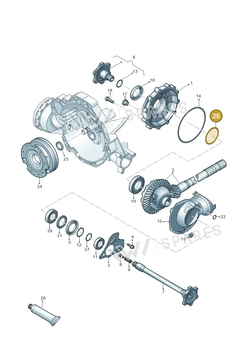WHT005419H — Audi Q5 qu. 2.0 TDI (2012-2017) diagram 620409550, position 25