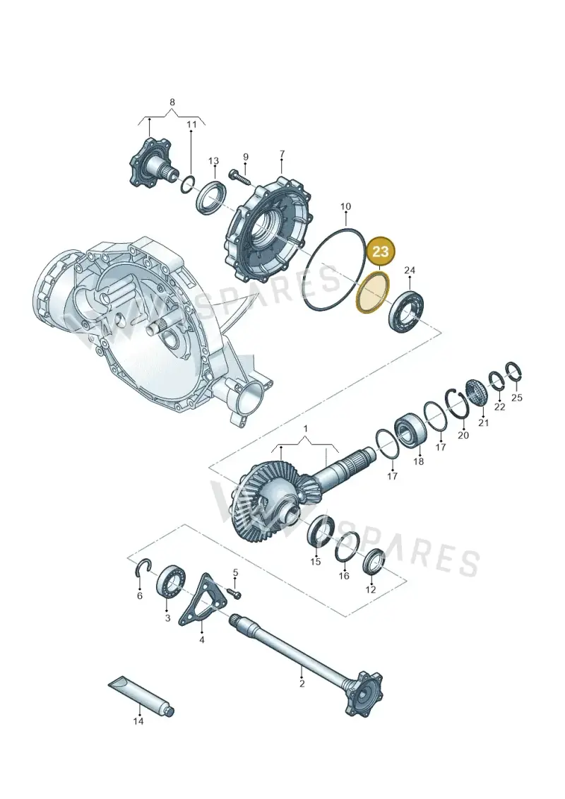 WHT005419M — Audi A5 Limo 2.0 (2024-) diagram 798409055, position 23