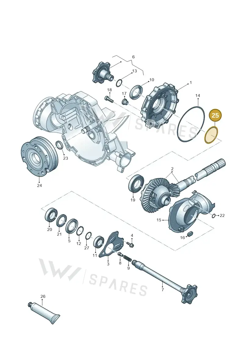 WHT005419N — Audi Q5 qu. 2.0 TDI (2012-2017) diagram 620409550, position 25