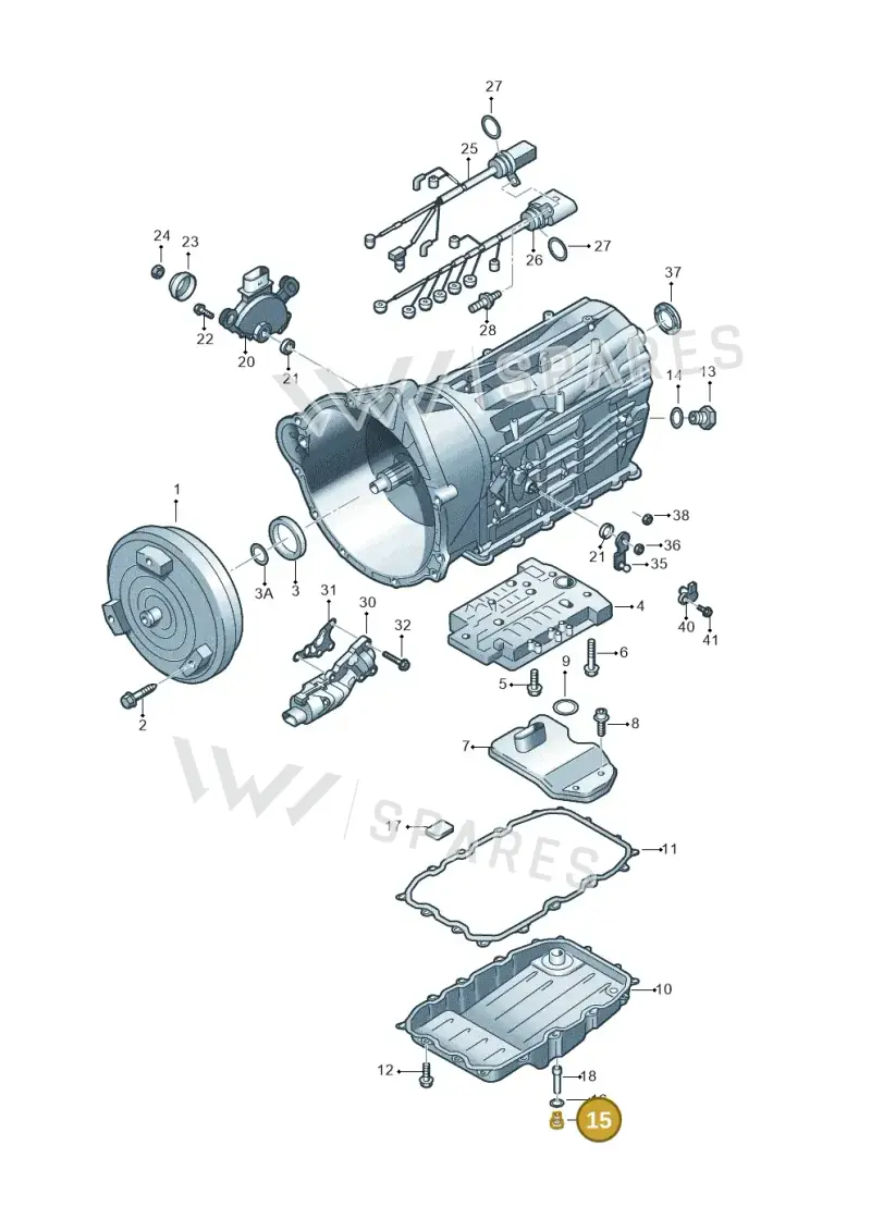 WHT005510 — Audi Q7 qu. 3.0 TDI (2009-2015) diagram 693321600, position 15