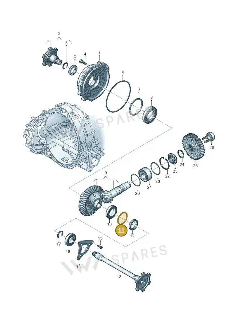 WHT005532 — Audi Q5 (2016-2020) diagram 849409120, position 11