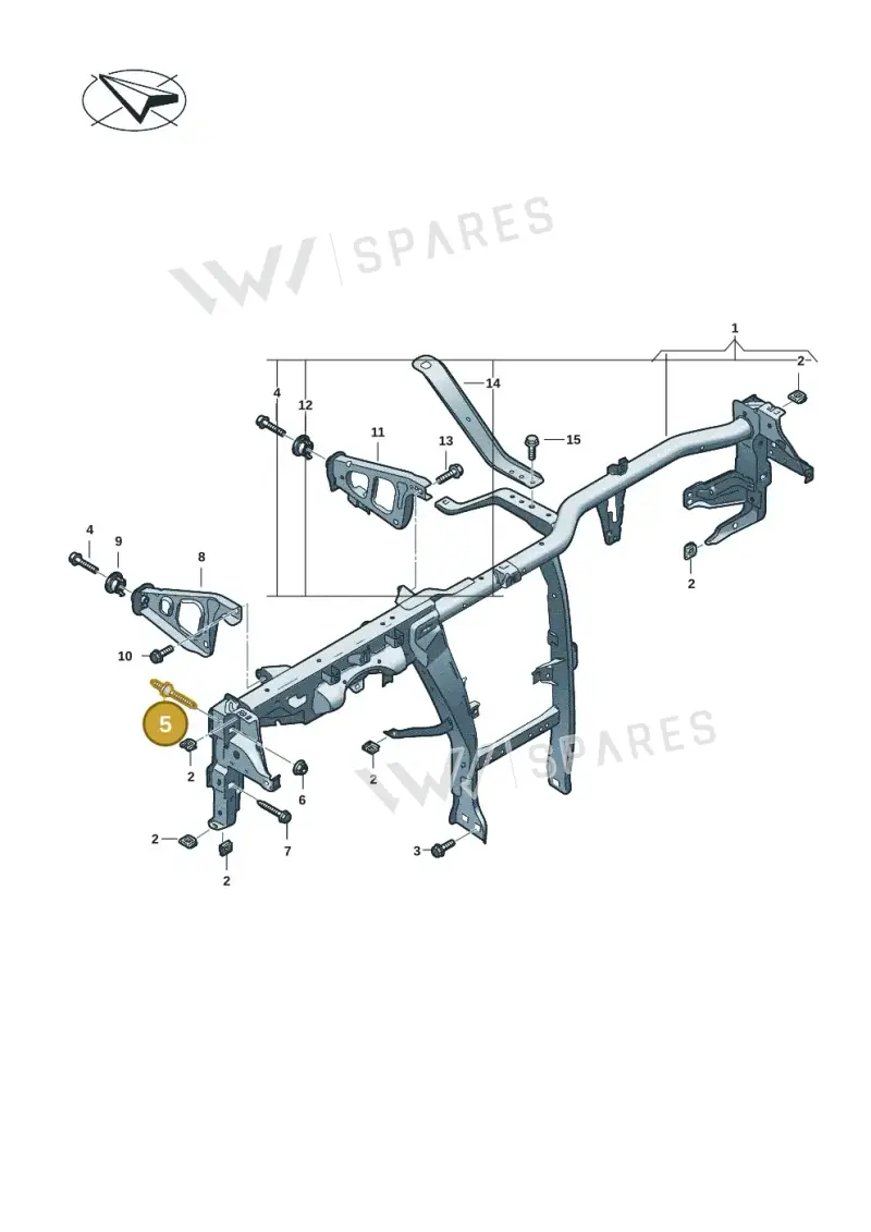 WHT005586 — Audi Q6 e-tron (2023-) diagram f5s857000, position 5