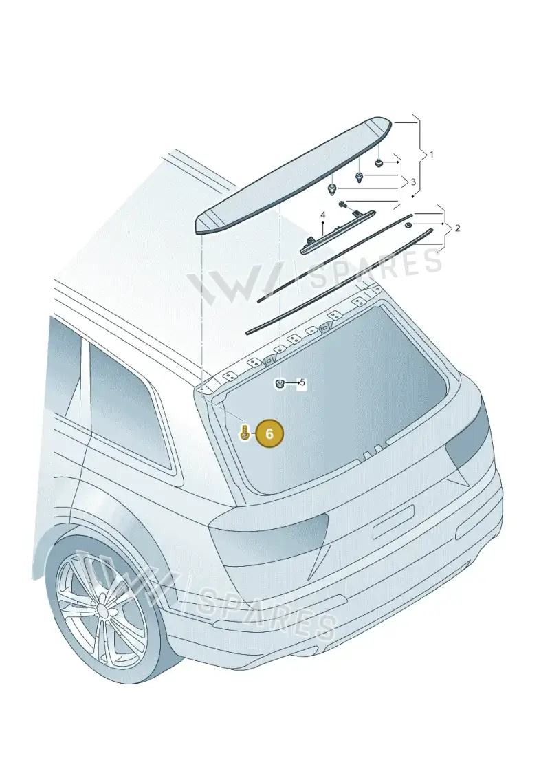 WHT005751 — Audi Q7 qu. 3.0 TDI (2015-2019) diagram 859827500, position 6