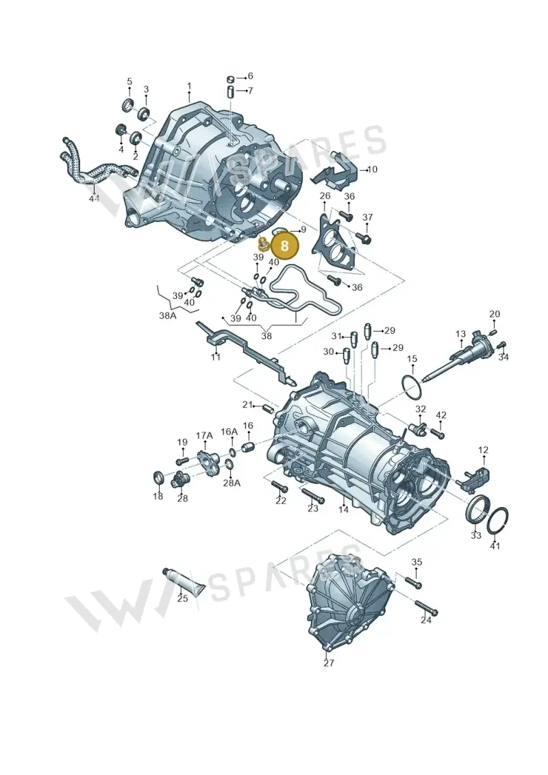 WHT005804 — Audi Q5 qu. 2.0 TDI (2012-2017) diagram 736301300, position 8