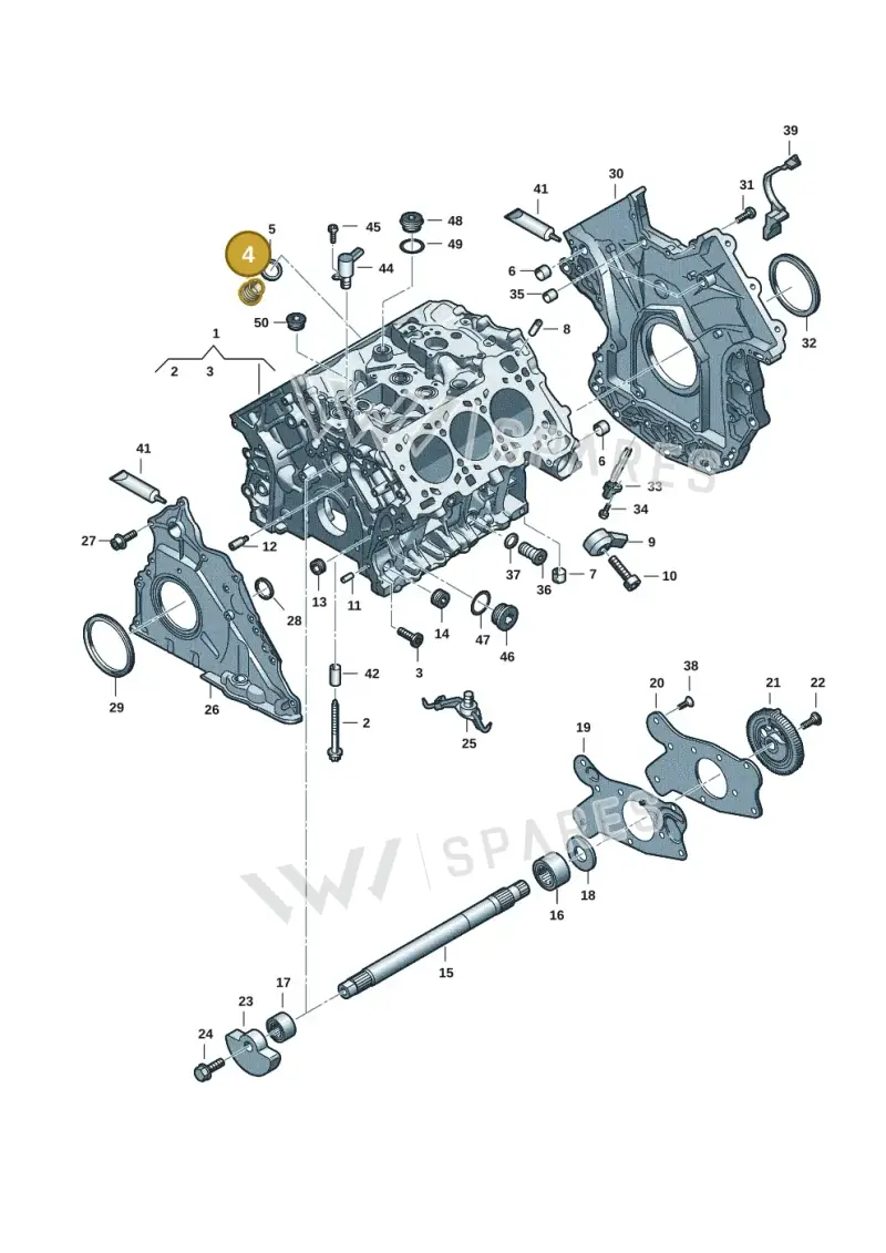 WHT005804 — Audi A5 Limo 2.0 (2024-) diagram 849103182, position 4