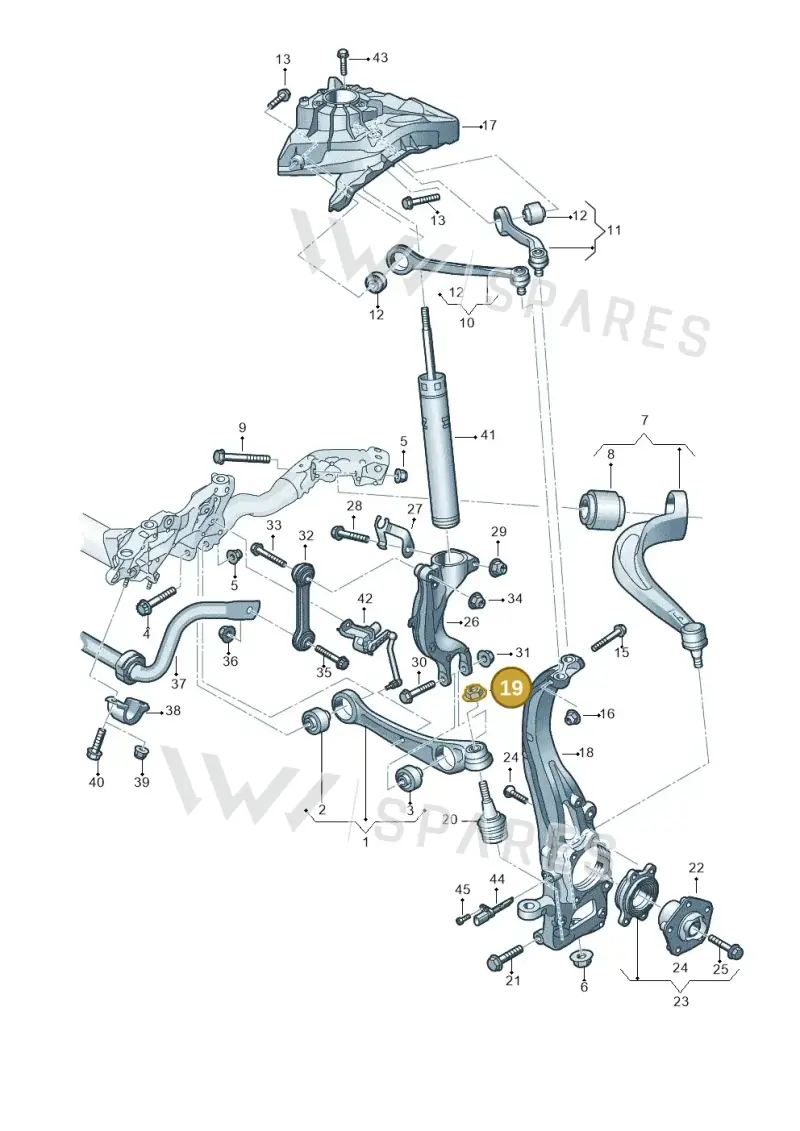 WHT006151 — Audi RS6 Avant (2019-) diagram 859407000, position 19