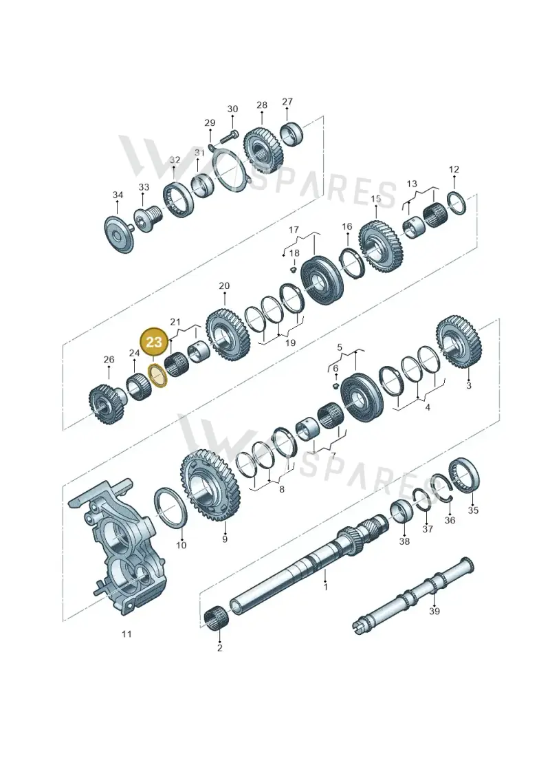 WHT006180 — Audi A5 Limo 2.0 (2024-) diagram 849311100, position 23