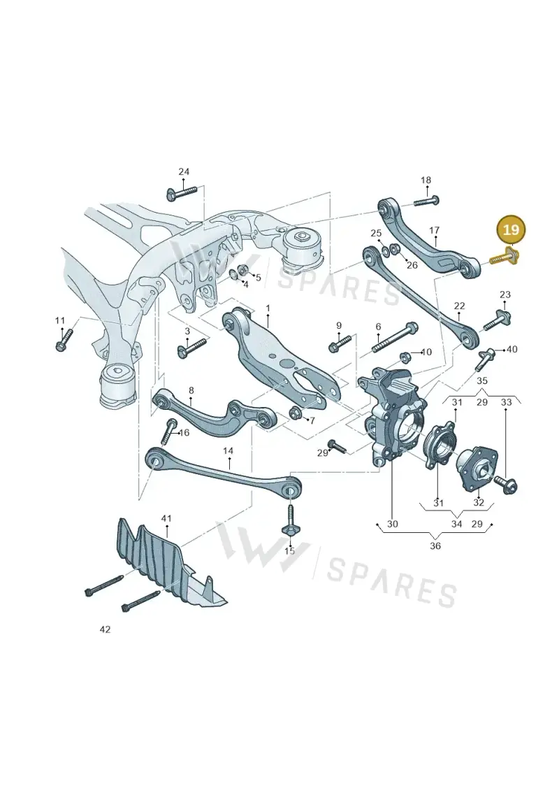 WHT006496 — Audi RS Q8 Quattro (2019-) diagram 859505050, position 19