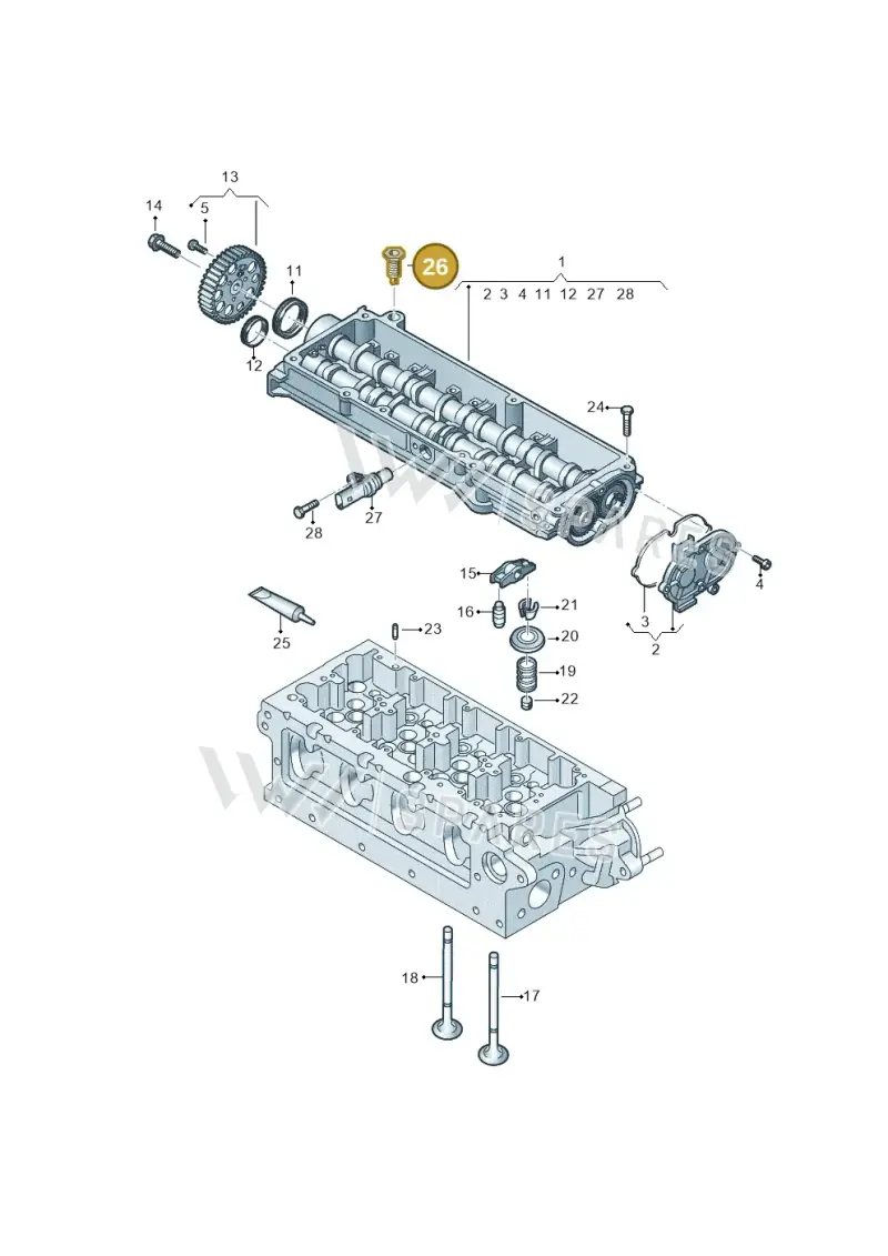 WHT006764 — Audi A3 Sportback (2019-2021) diagram 803109520, position 26