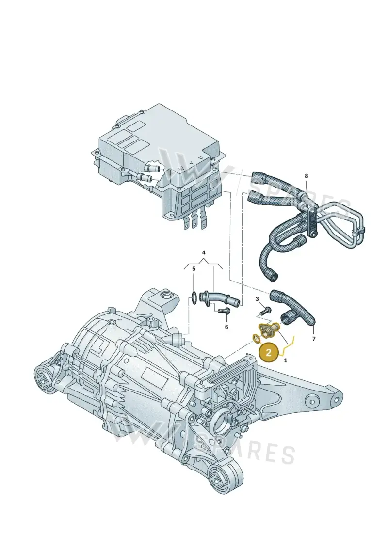 WHT006901A — Audi RS e-tron GT (2020-2020) diagram 4j1901100, position 2