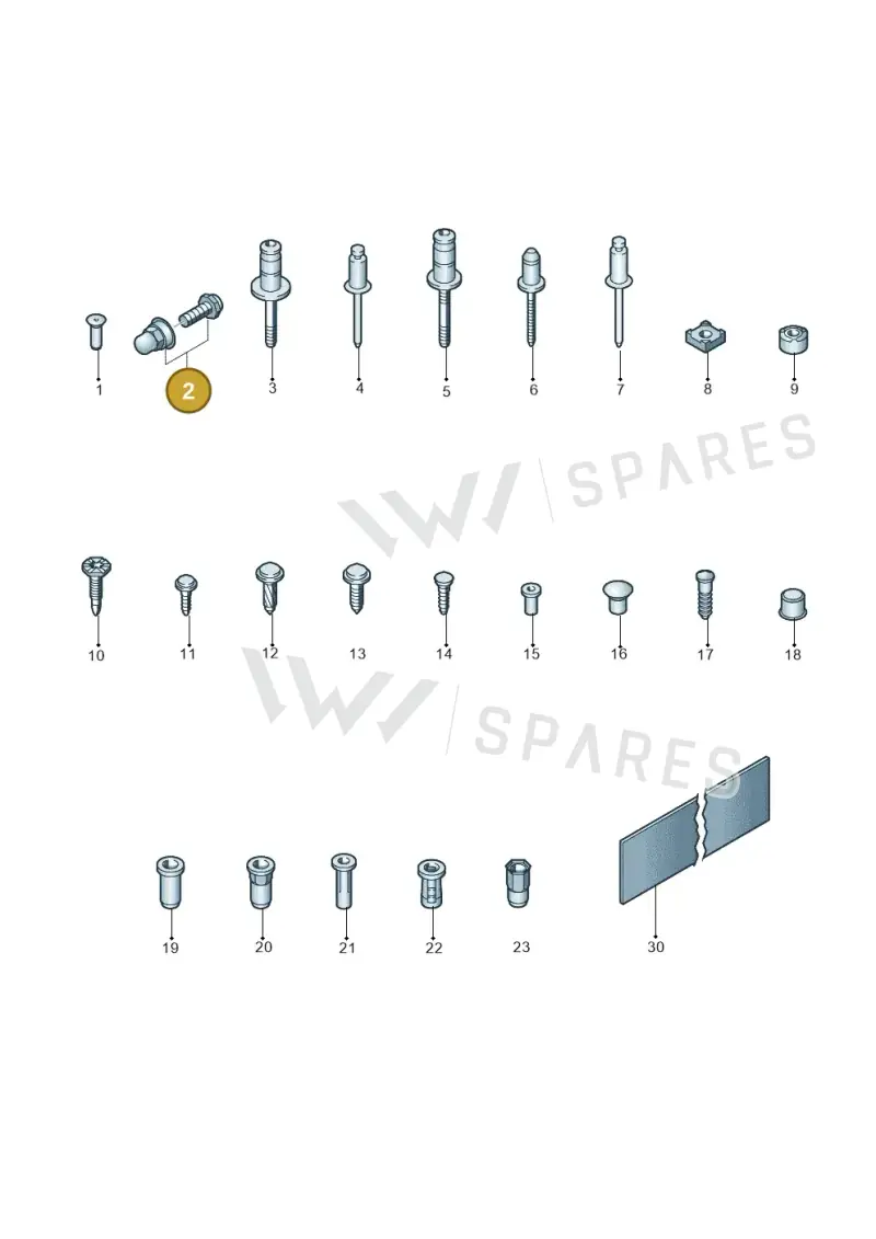 WHT006925A — Audi RSQ3 Sportback (2019-2024) diagram 806800100, position 2