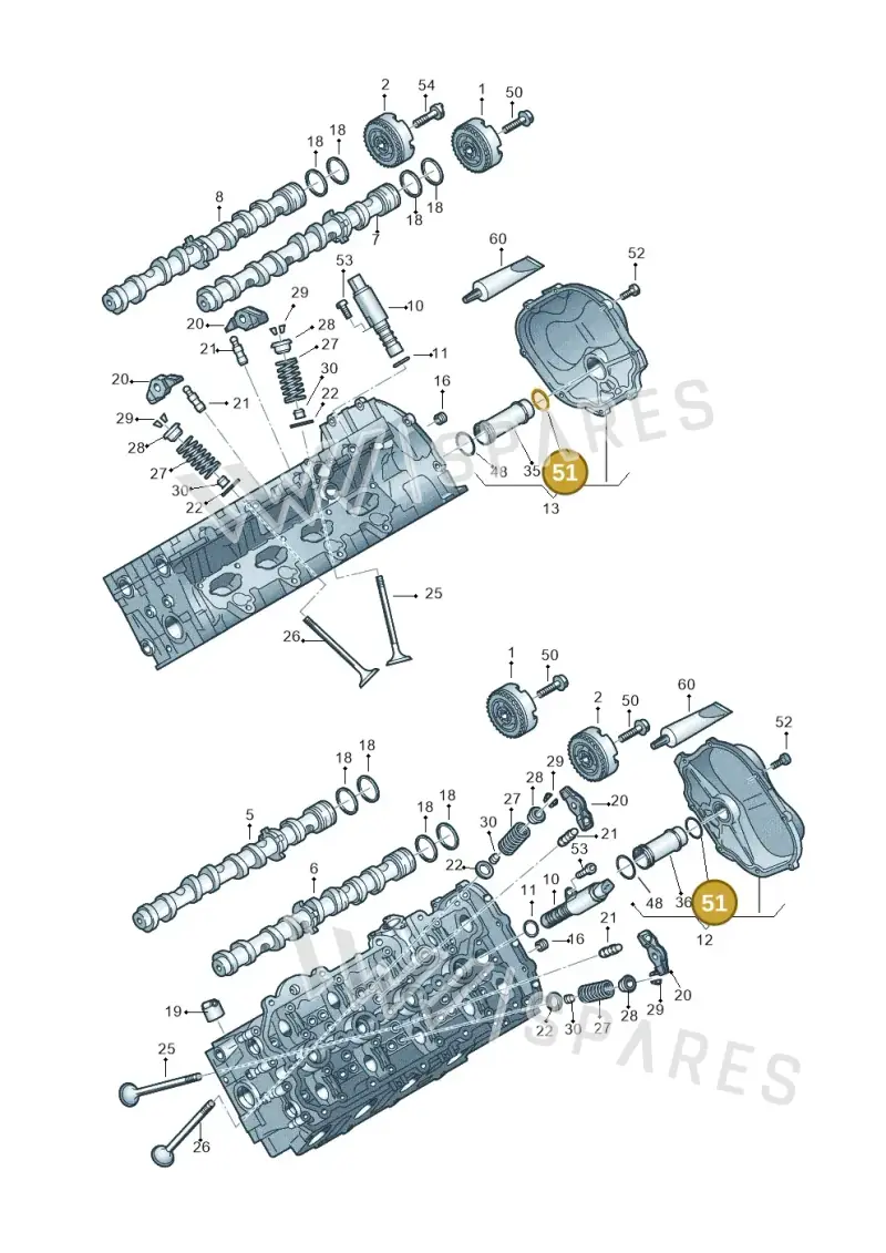 WHT006999 — Audi A7 Sportback (2014-2018) diagram 758109100, position 51
