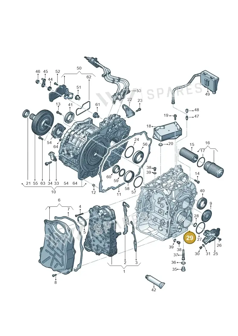 WHT007010 — Audi A3 Sportback (2016-2020) diagram 890321600, position 29