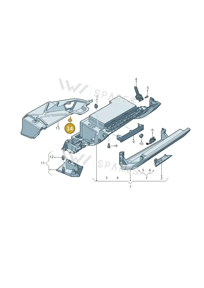 WHT007080 — Audi RS Q8 Quattro (2019-) diagram 429857020, position 14