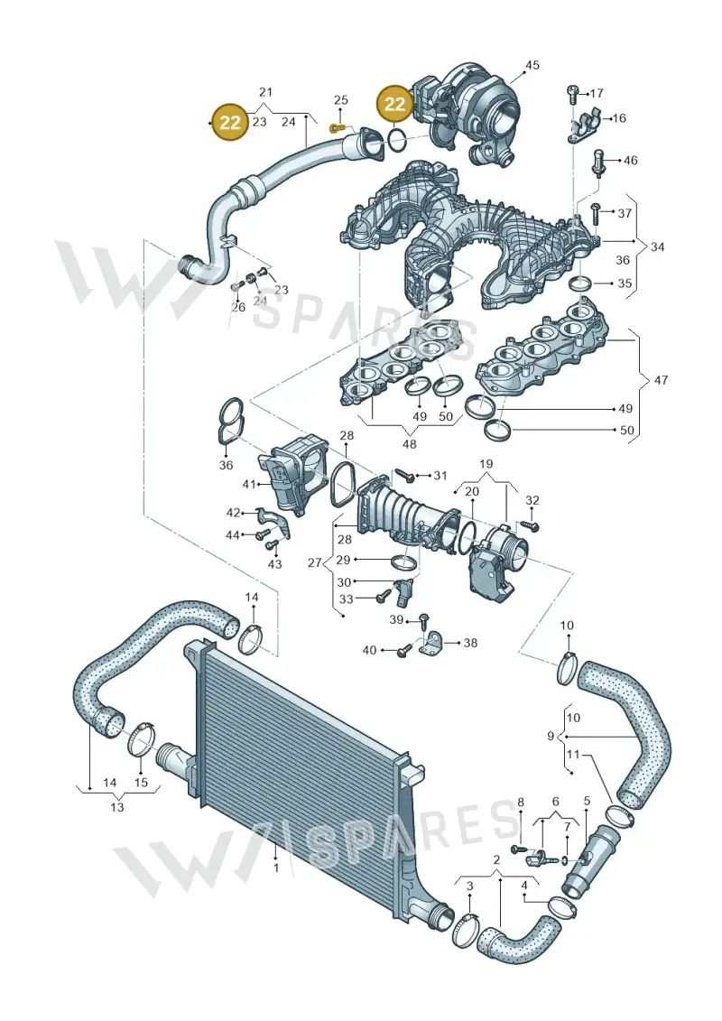 WHT007085 — Audi Q7 qu. 3.0 TDI (2015-2019) diagram 859145500, position 22