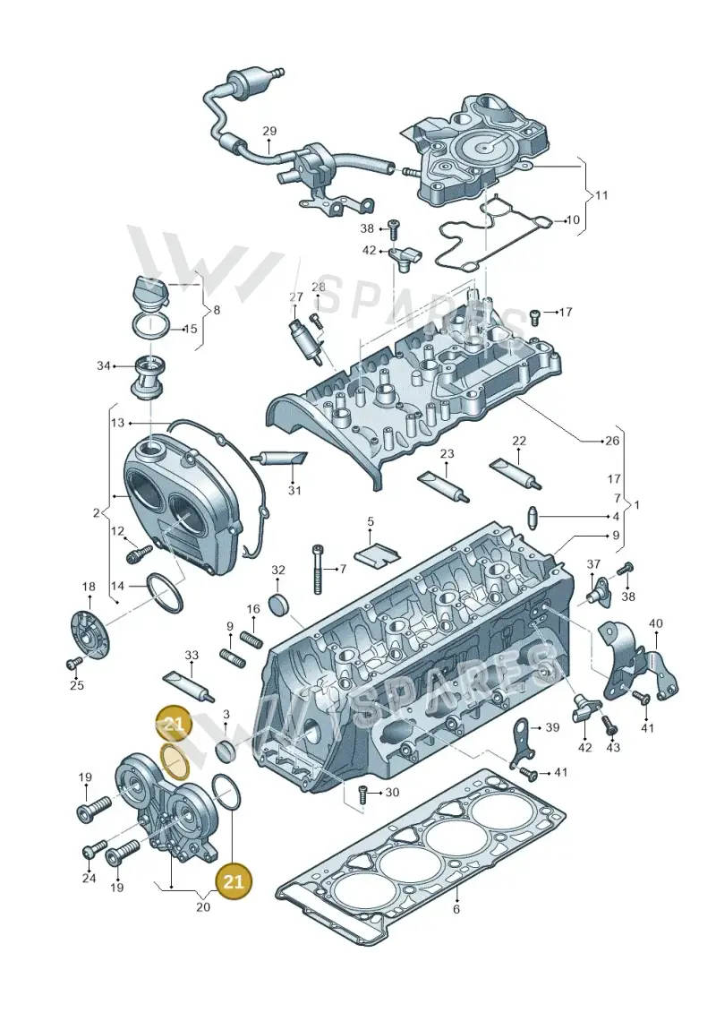 WHT007212 — Audi Q3 quattro (2018-2019) diagram 863103520, position 21