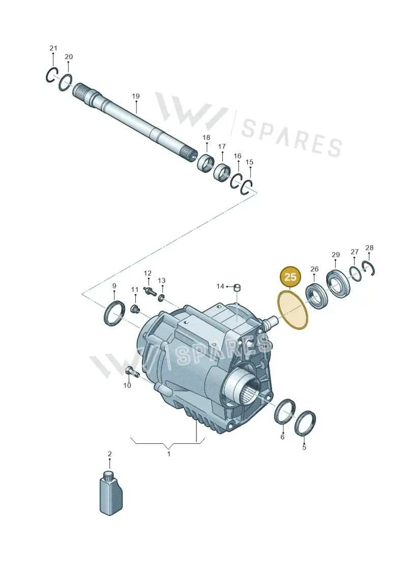 WHT007545 — Audi RSQ3 Sportback (2019-2024) diagram 858409500, position 25