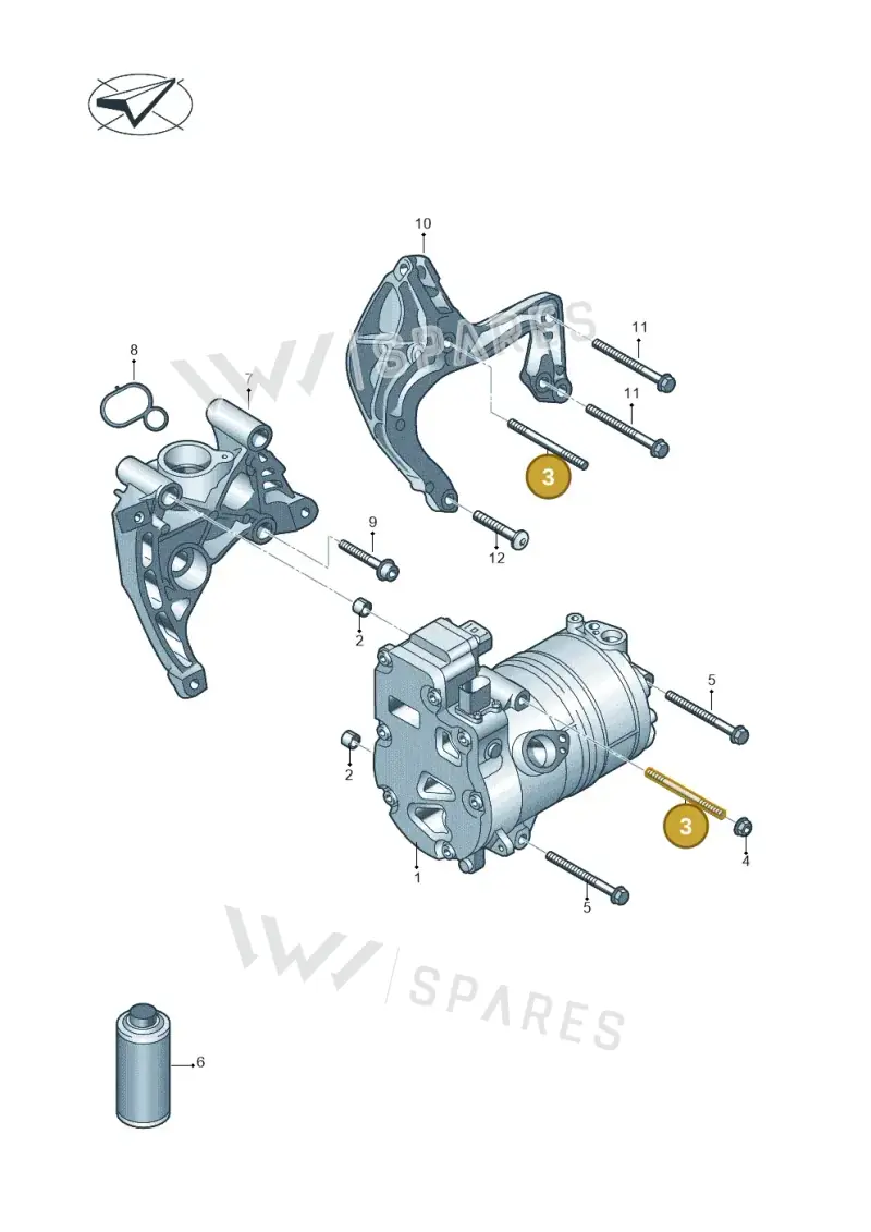 WHT007612 — Audi Q7 qu. 3.0 TDI (2015-2019) diagram 859260015, position 3