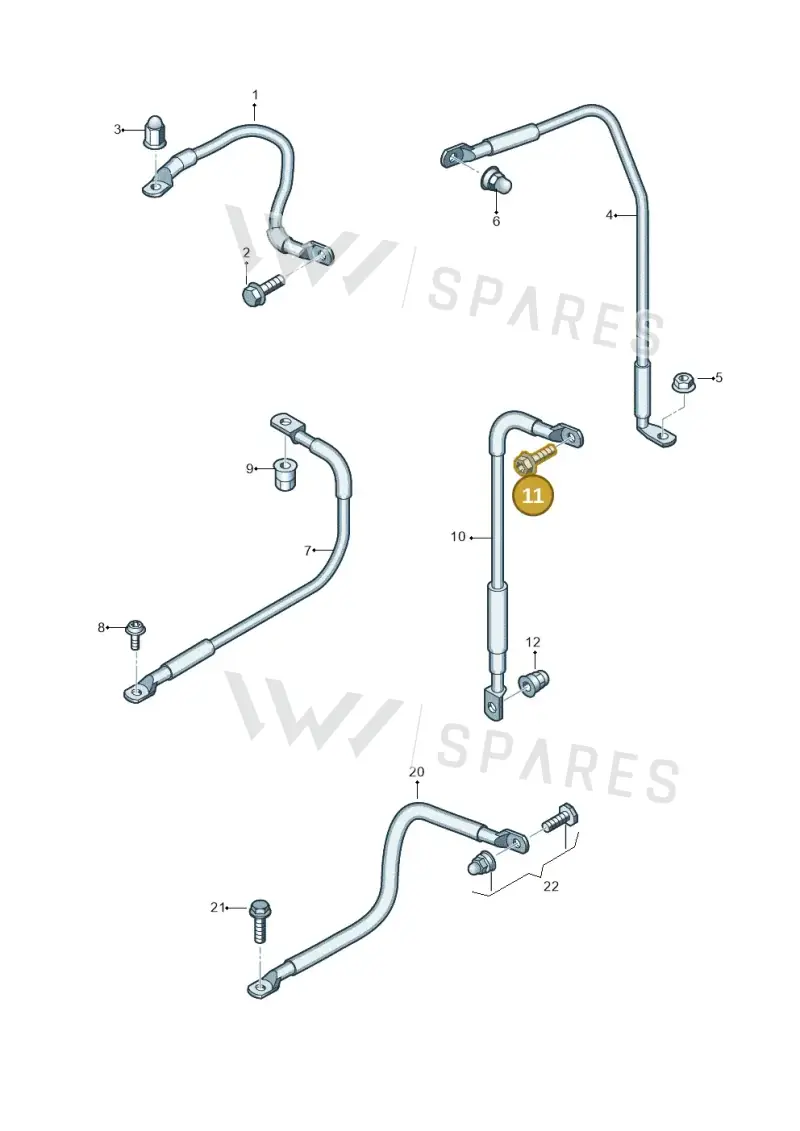 WHT007653 — Audi Q7 qu. 3.0 TDI (2015-2019) diagram 859972090, position 11
