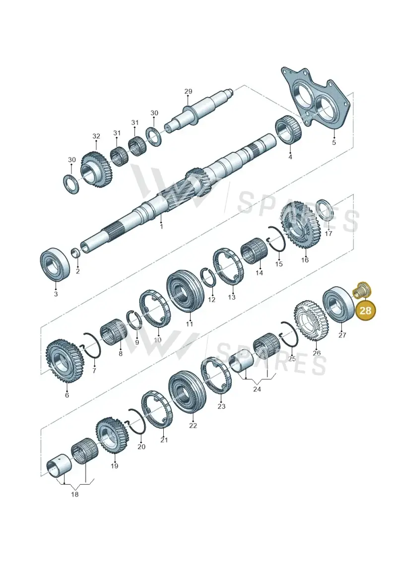 WHT007671A — Audi Q5 (2016-2020) diagram 798311300, position 28