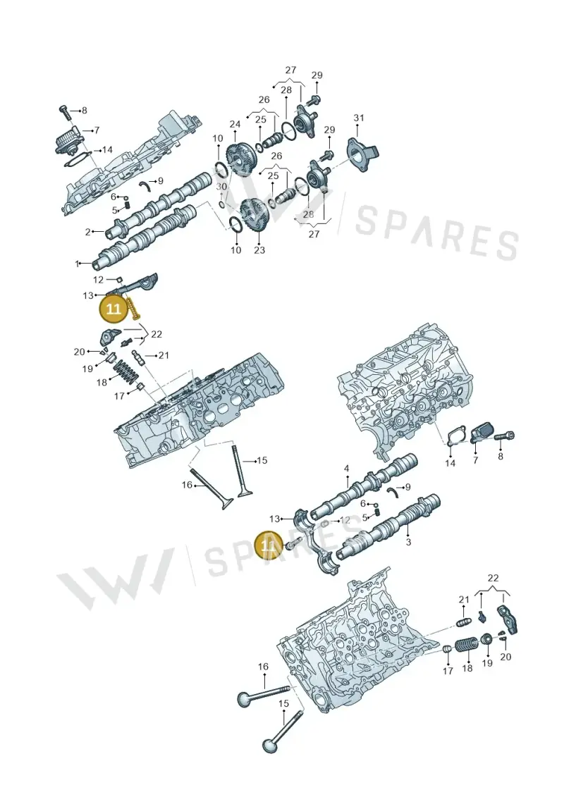WHT007693 — Audi A5 Limo 2.0 (2024-) diagram 849109180, position 11
