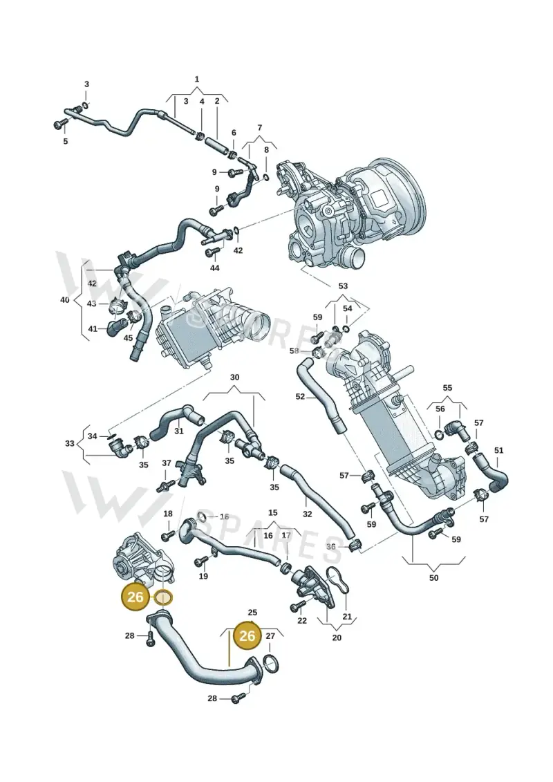 WHT007920 — Audi A5 Limo 2.0 (2024-) diagram 06m121005, position 26