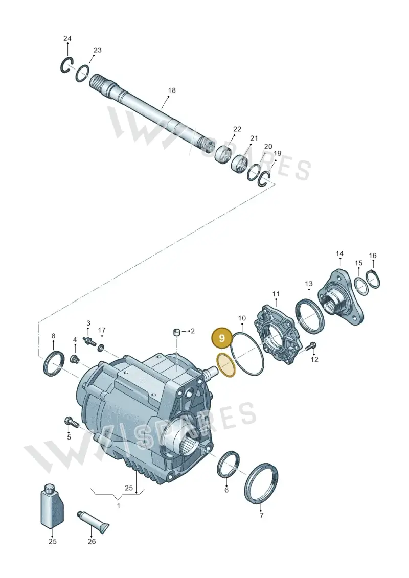 WHT008009 — Audi Q6 (2022-) diagram 828409000, position 9