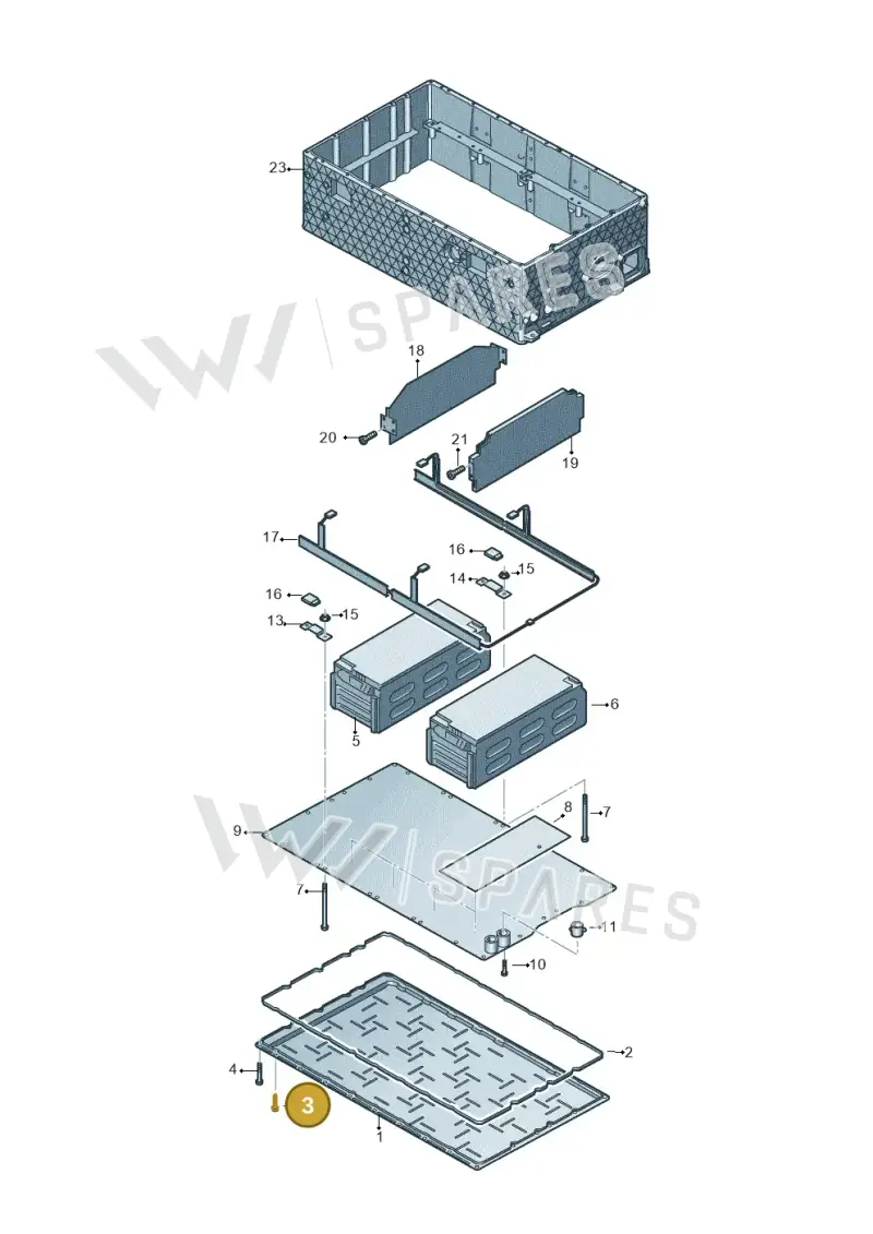 WHT008096 — Audi Q8 Quattro 3,0 (2018-) diagram 896915060, position 3