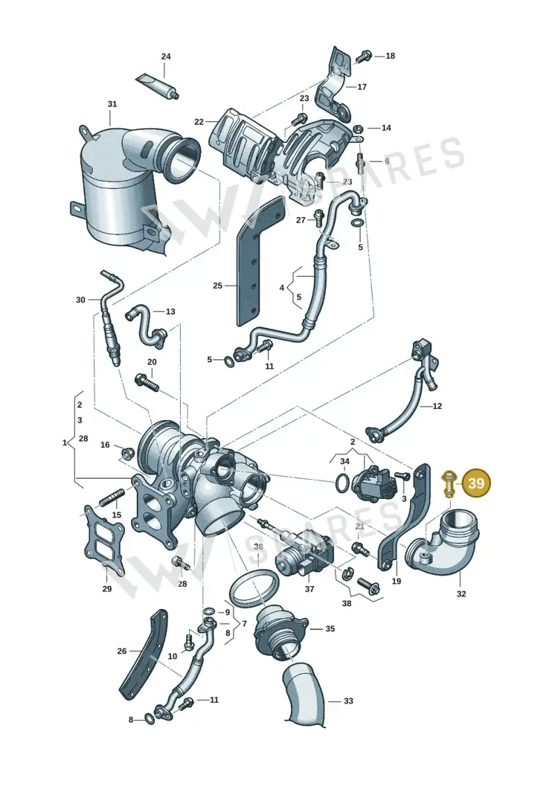WHT008373A — Audi Q3 quattro (2018-2019) diagram 890145641, position 39