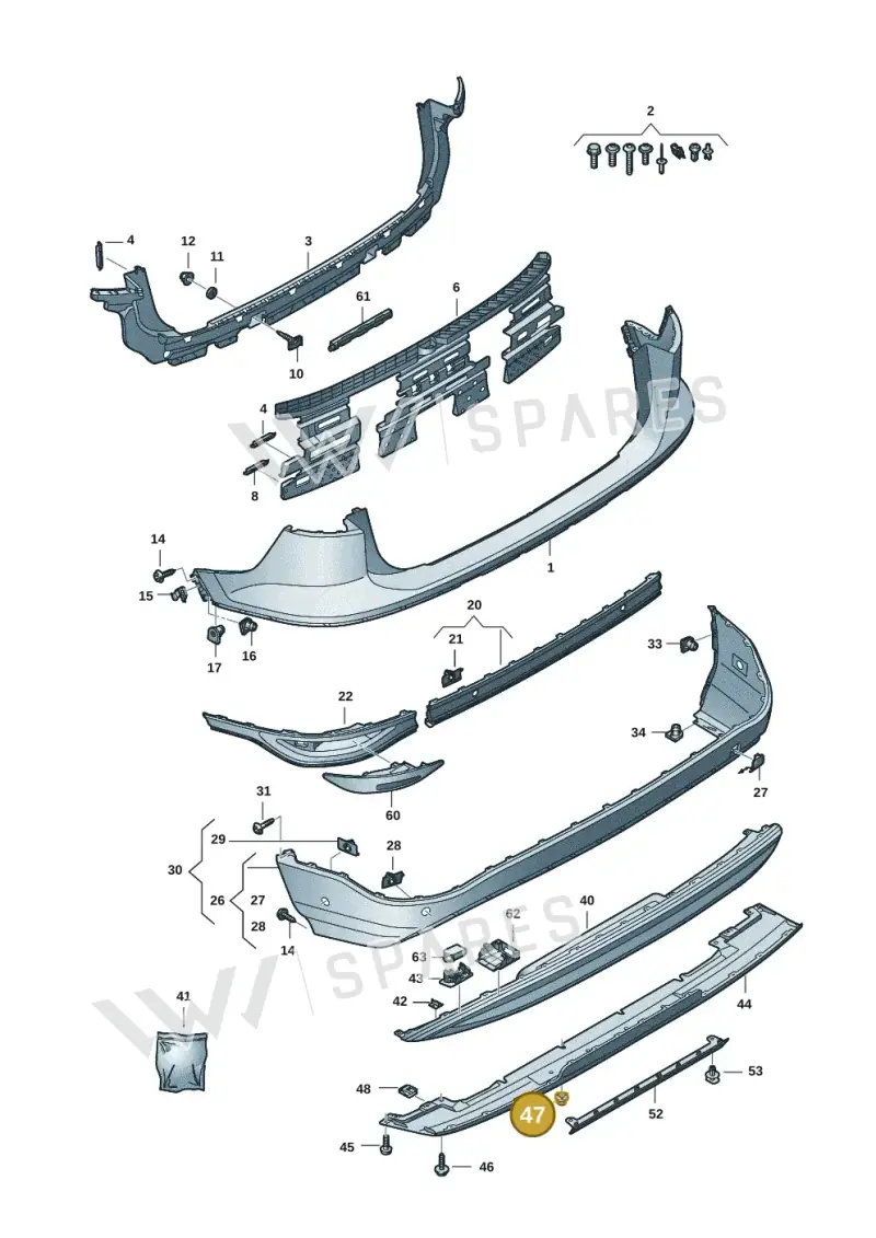 WHT008489 — Audi Q6 e-tron (2023-) diagram f5s807600, position 47