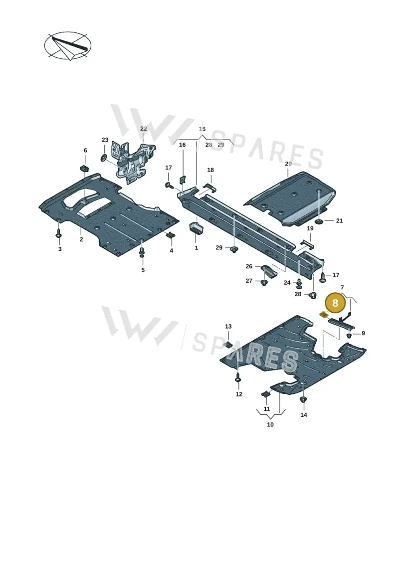 WHT008843 — Audi Q6 e-tron (2023-) diagram f5s825000, position 8