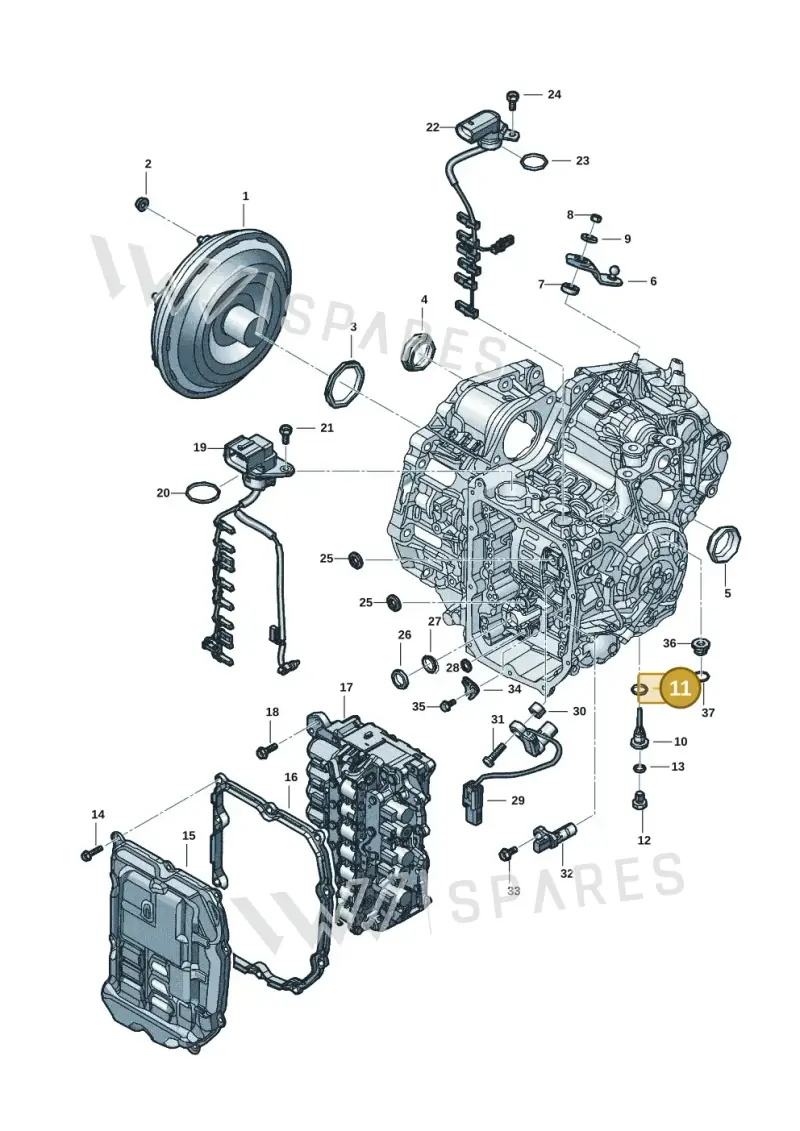 WHT008960 — Audi A3 Sportback (2019-2021) diagram 5h0300270, position 11