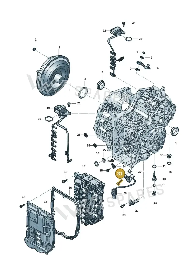 WHT009002 — Audi A3 Sportback (2019-2021) diagram 5h0300270, position 31
