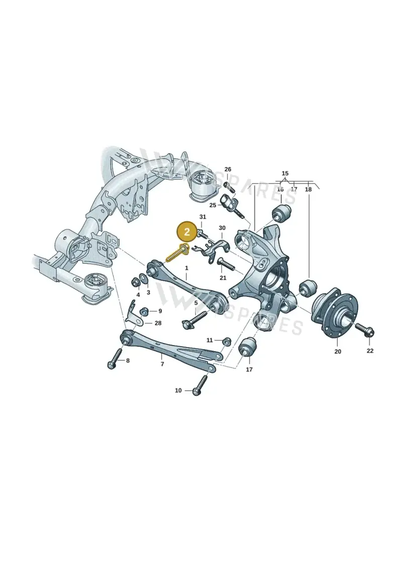 WHT009162 — Audi Q4 Sportback (2021-2022) diagram 89a501200, position 2