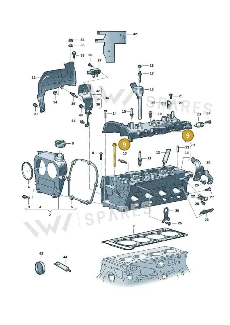 WHT009271 — Audi A3 Sportback (2019-2021) diagram 596103034, position 9