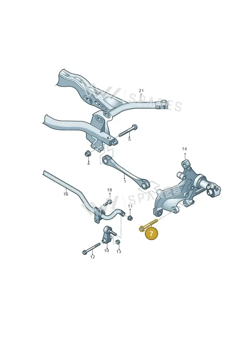 WHT009289A — Audi A3 (2020-) diagram 745501200, position 7