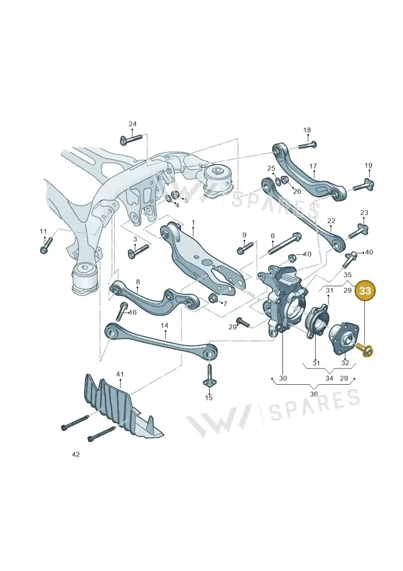 WHT009363A — Audi Q8 Quattro 3,0 (2018-) diagram 859505050, position 33