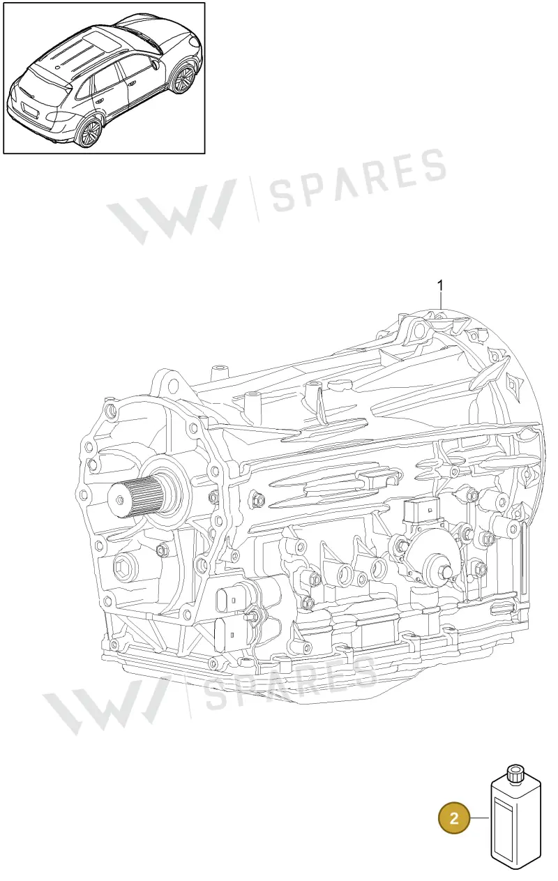 00004330624 — Porsche Cayenne (2010-2018) diagram p37320000, position 2
