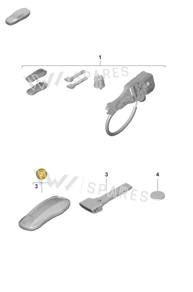 00004399051 — Porsche Panamera 4 Hybrid (2020-2023) diagram p58898000, position 2
