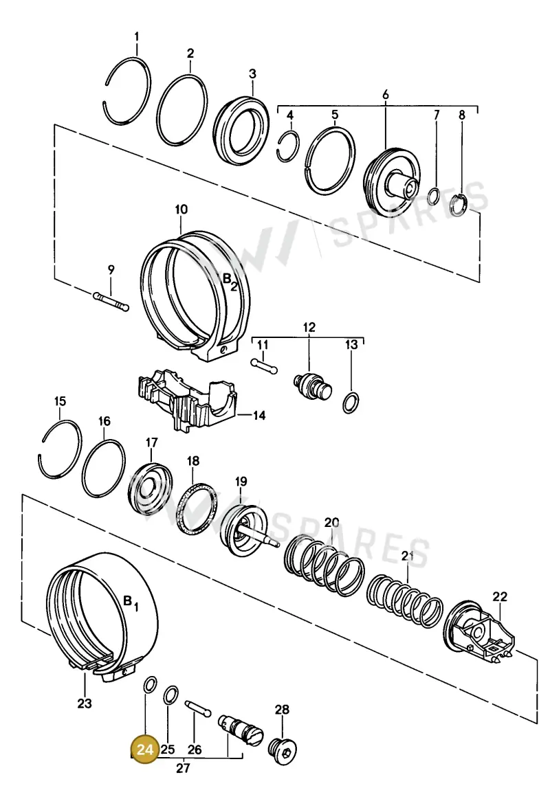 0059978048 — Porsche S Coupe (1982-1986) diagram p06308045, position 24