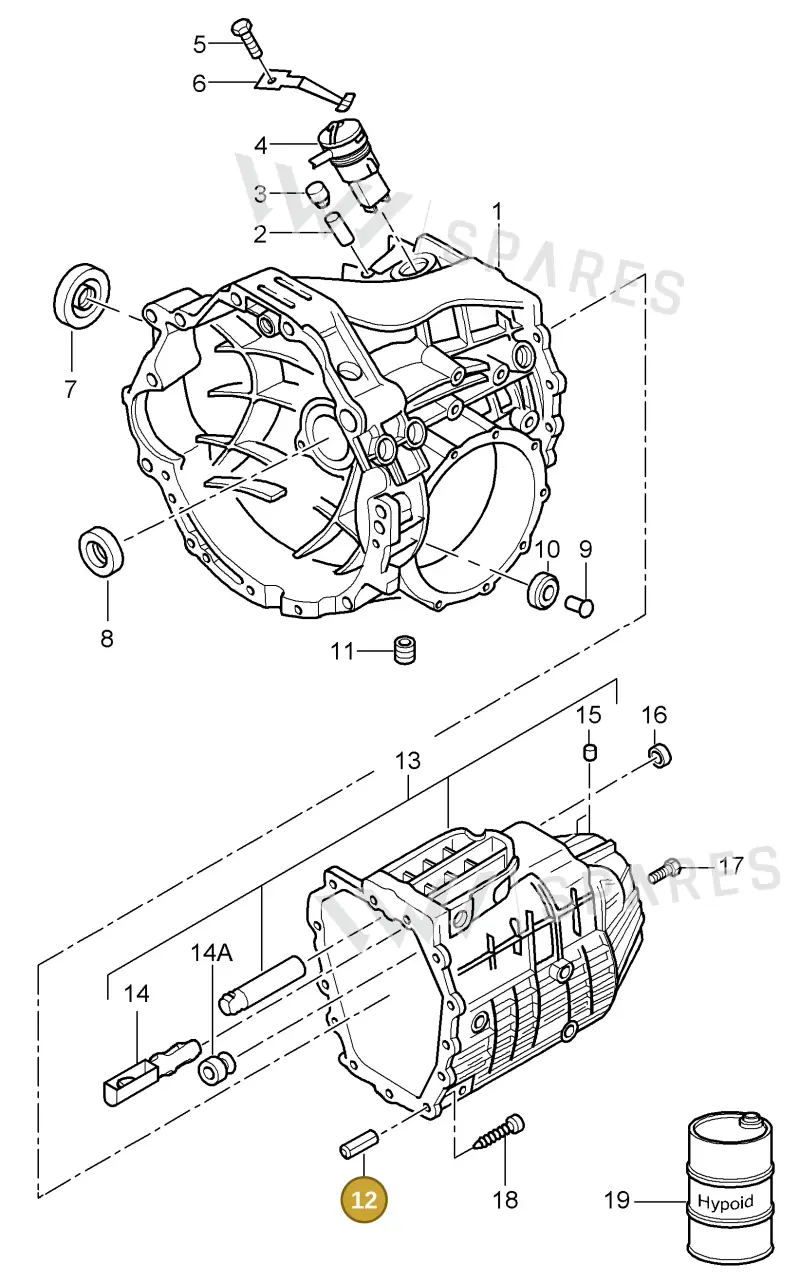 012301473 — Porsche Boxster S (2004-2008) diagram p27302000, position 12