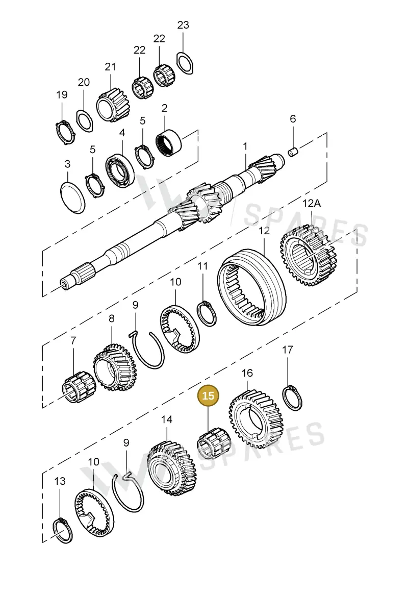 012311115F — Porsche Boxster S (2004-2008) diagram p27303000, position 15