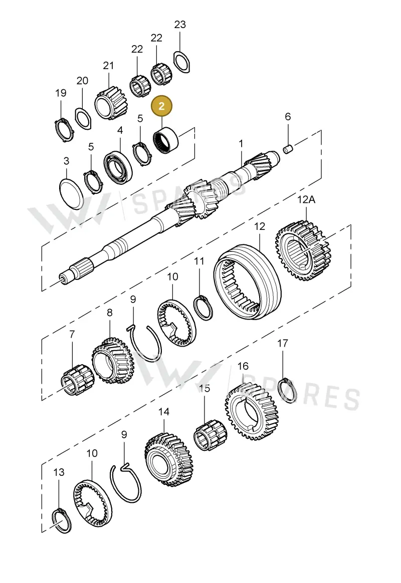 012311123D — Porsche Boxster S (2004-2008) diagram p27303000, position 2
