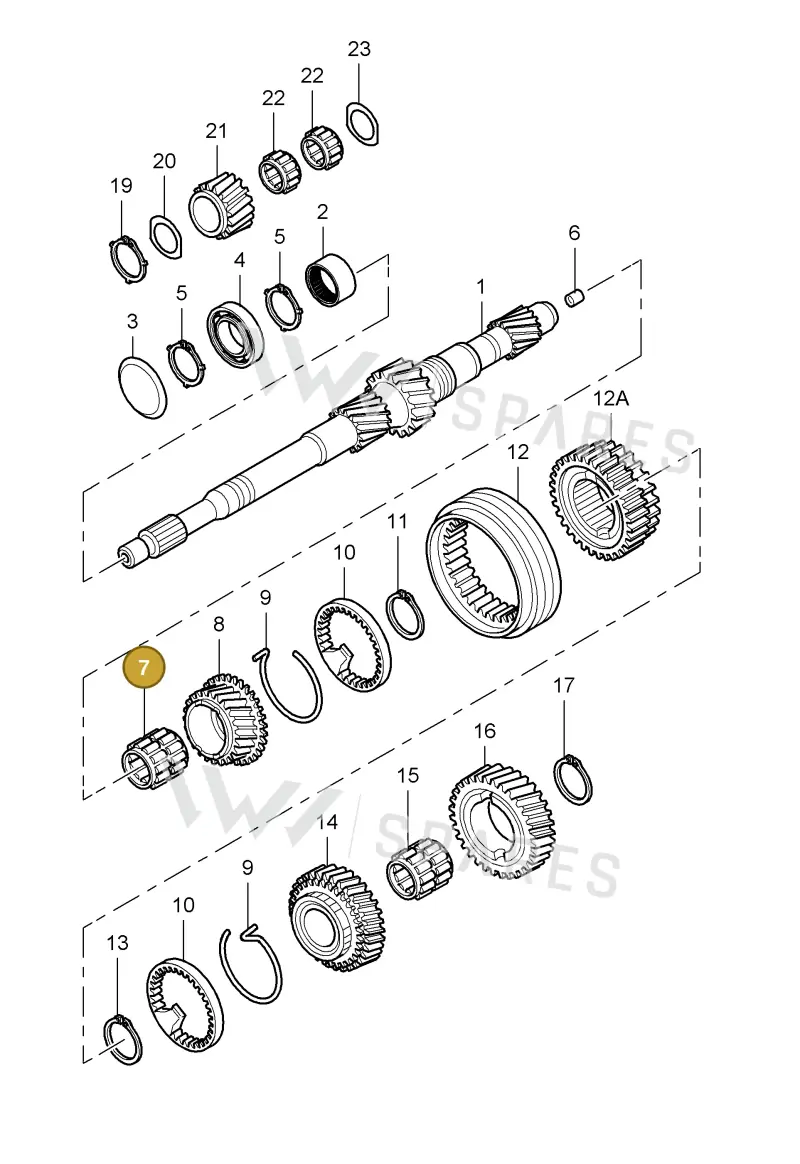 012311213J — Porsche Boxster S (2004-2008) diagram p27303000, position 7