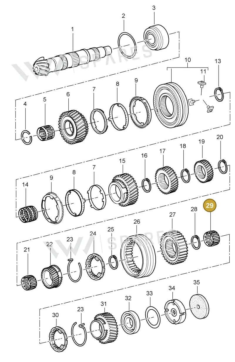 012311234E — Porsche Boxster S (2004-2008) diagram p27303005, position 29