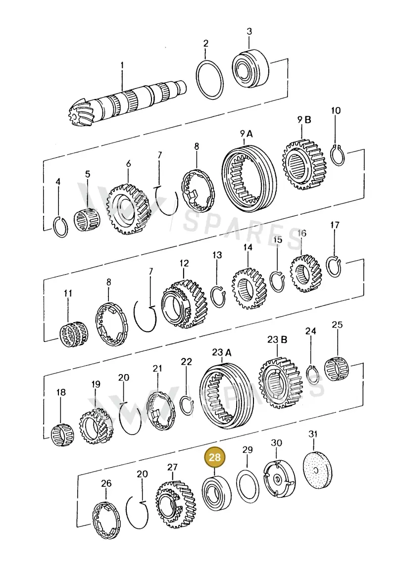 012311375C — Porsche Boxster S (1996-2004) diagram p20303005, position 28