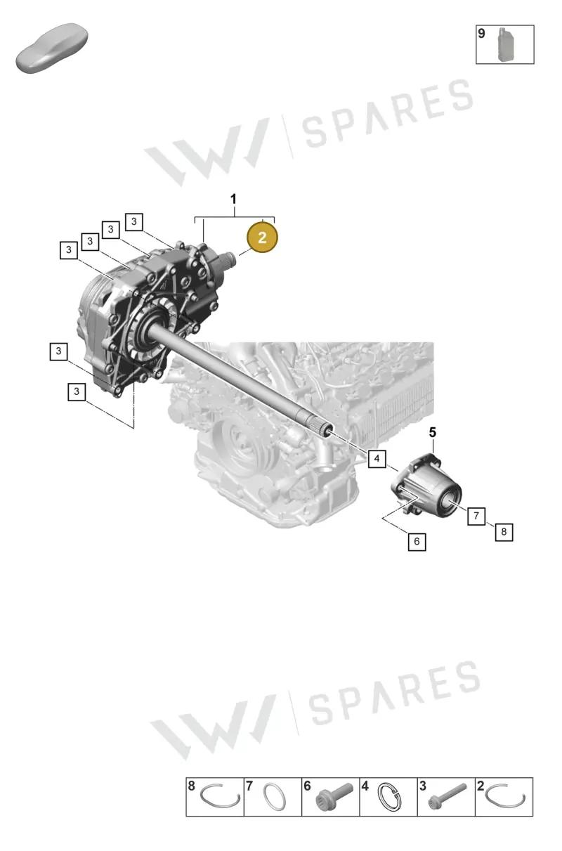 012409413 — Porsche Panamera (2023-) diagram p58305000, position 2