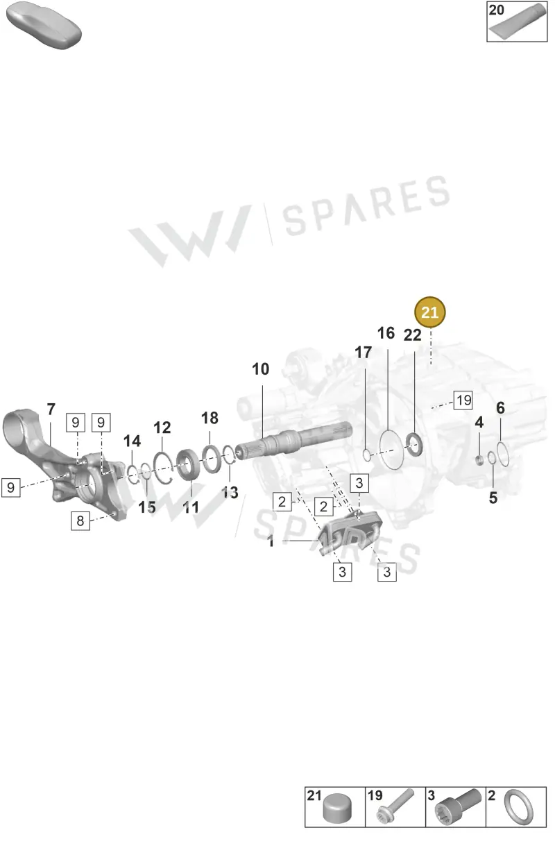 014301485D — Porsche Taycan Sport Turismo (2019-2024) diagram p56355100, position 21