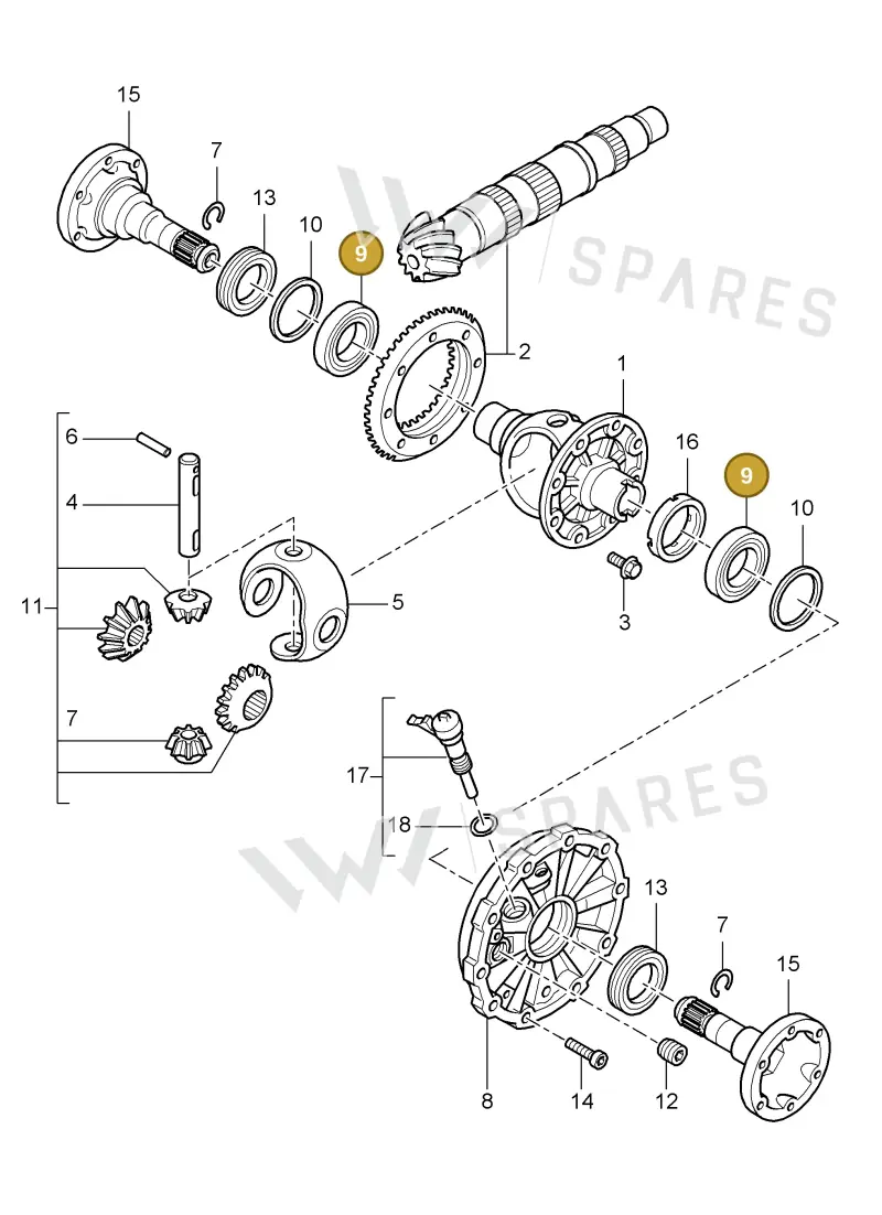 01X409123 — Porsche Boxster S (2004-2008) diagram p27305000, position 9