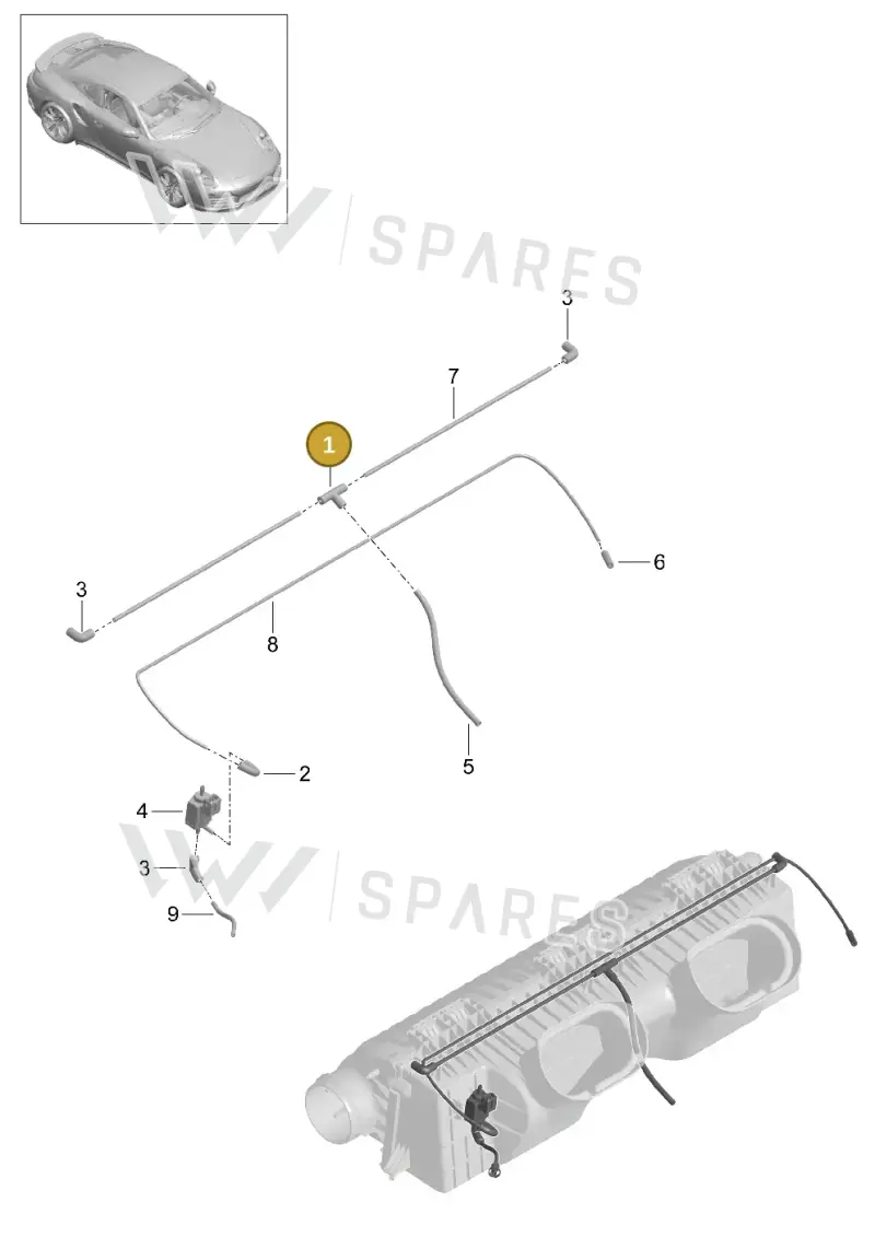 06E133794 — Porsche GT2 RS Clubsport (2013-2020) diagram p42106005, position 1
